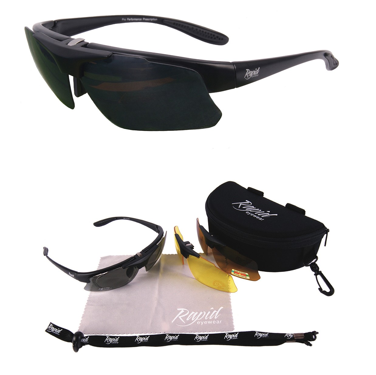 Prescription Sports Glasses for Adults: Anti-Shock Protection for